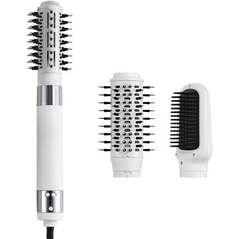 Mophorn Sèche-cheveux, brosse sèche-cheveux ionique - 110 000 tr/min - Sèche-cheveux à air chaud haute vitesse avec brosse ovale et à palette
