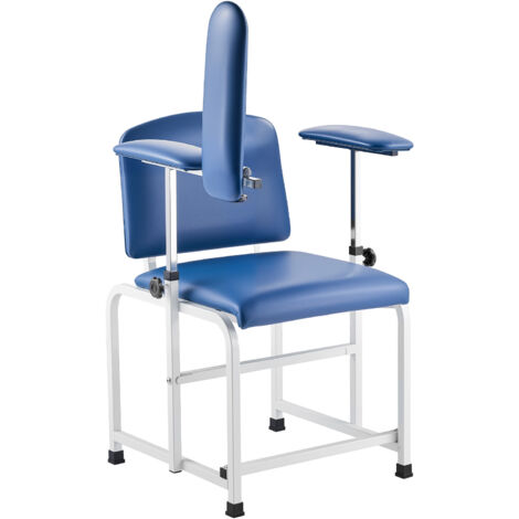 Mophorn Sedia per prelievo venoso con braccioli regolabili e bracciolo ribaltabile, capacità di carico 181 kg/400 libbre, comoda sedia medica con morbida pelle in PVC facile da pulire per ospedali