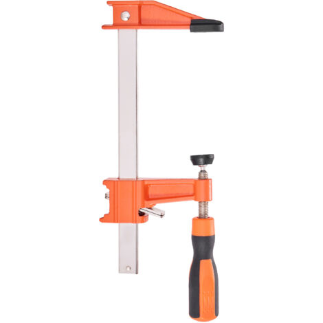 Mophorn Set di 4 morsetti a barra per lavorazione del legno, apertura di 91,4 cm e 30,48 cm, morsetti a F con capacità di carico fino a 272 kg, profondità di 63,5 mm, ideale per progetti fai-da-te