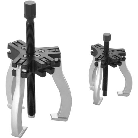 Mophorn Set di estrattori per ingranaggi  da 3" e 7", utensile per la rimozione della puleggia del volano del cuscinetto in 2 pezzi, ganasce reversibili a 3 ganasce, verticale/orizzontale