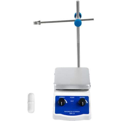 Mophorn SH-2 Magnetrührer, 2000 ml, Labor-Heizplattenmischer mit Heizplatte und Digitalanzeige