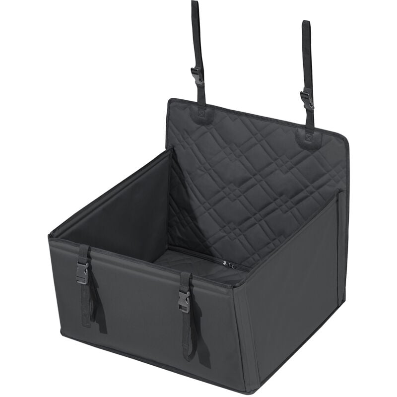 Siège auto pour chien , rehausseur de siège pour chien imperméable et durable pour véhicule, avec cadre de support, laisse de sécurité à clipser,