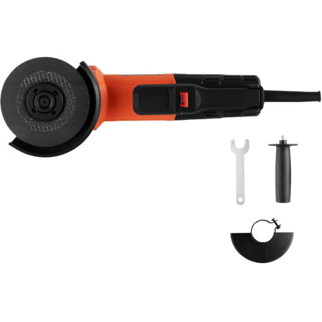 Mophorn Smerigliatrice Angolare da 114,3 mm con Cavo, Velocità Fino a 12.000 giri/min, Dotata di Protezione Antipolvere Regolabile, Ideale per Levigatura di Metalli, Disco Escluso