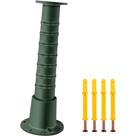 Mophorn Soporte de Bomba Manual de Hierro Fundido 22,86 x 22,86 x 66 cm Soporte para Bomba de Agua de Mano 13,5 kg Estructura Estable Soporte de Bomba de Mano para Jardín con Pintura en Aerosol, Verde