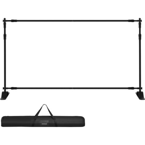 Mophorn Soporte de fondo para carteles duradero de , soporte de exhibición ajustable para promociones, exposiciones y eventos
