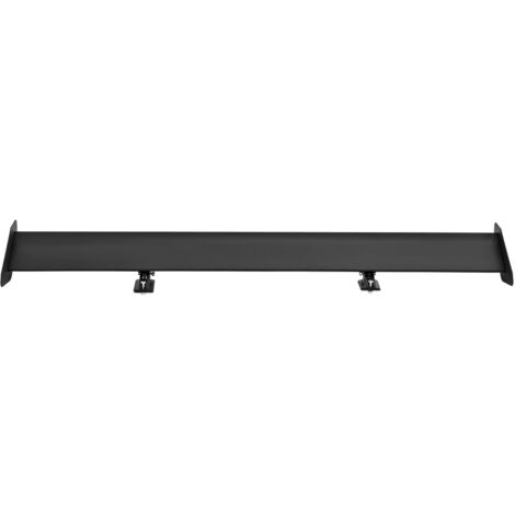 Mophorn Spoiler per auto da 43,3 pollici, alettone posteriore universale regolabile in alluminio per corse BGW/JDM Drift, elegante design nero