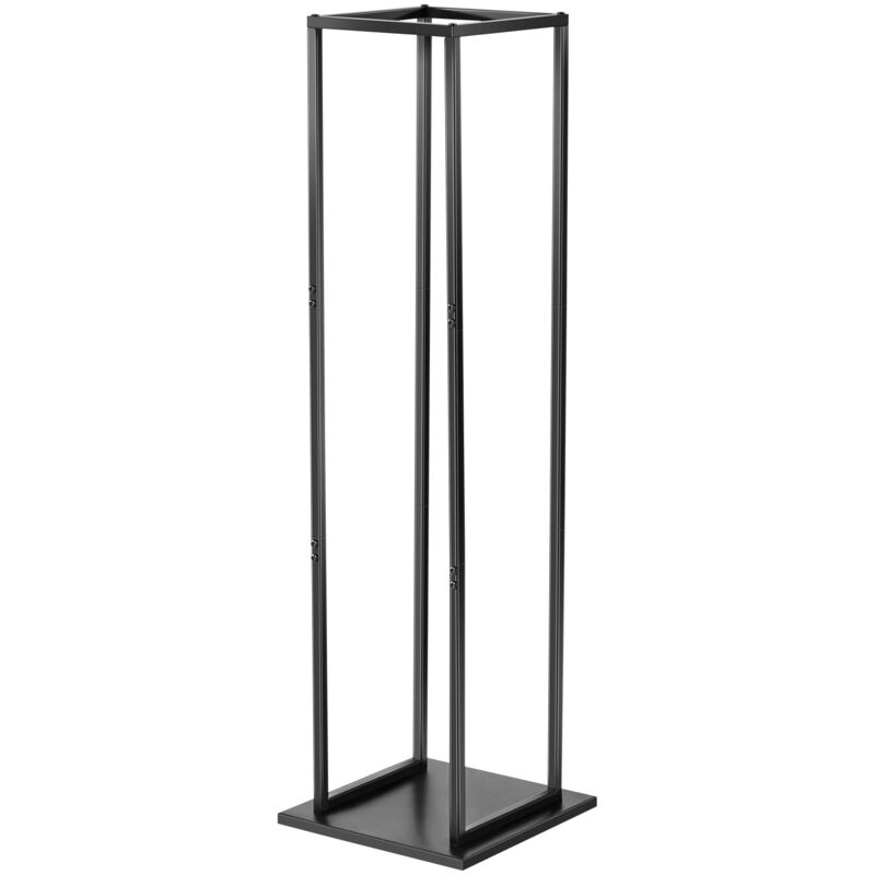 Mophorn Support à bois de chauffage d'intérieur, dimensions 330 x 320 x 1120 mm, capacité de charge 45,4 kg, rangement en acier thermolaqué durable