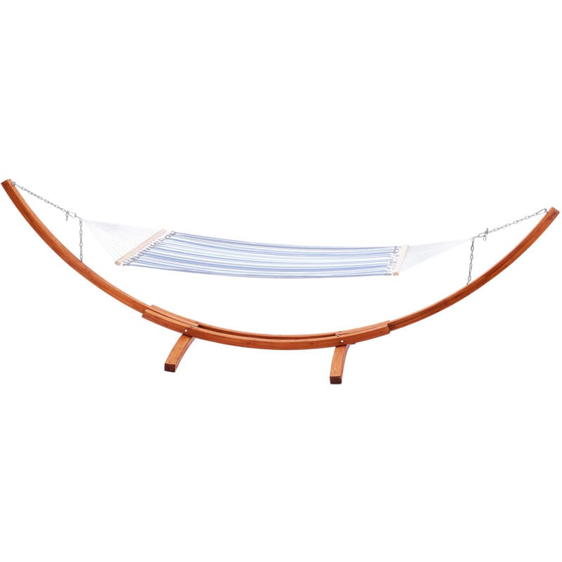 Support de hamac en bois , capacité de 475 lb, cadre universel pour 2 personnes, convient aux hamacs de 9 à 13 pieds, arc en bois de mélèze avec