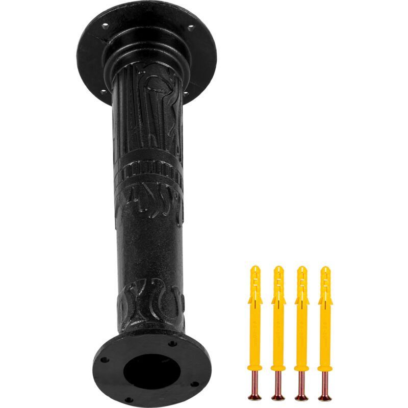 Support de pompe à eau manuelle antique Support de pompe de pichet Support de pompe de puits en fonte avec trous préréglés de 0,5' pour une