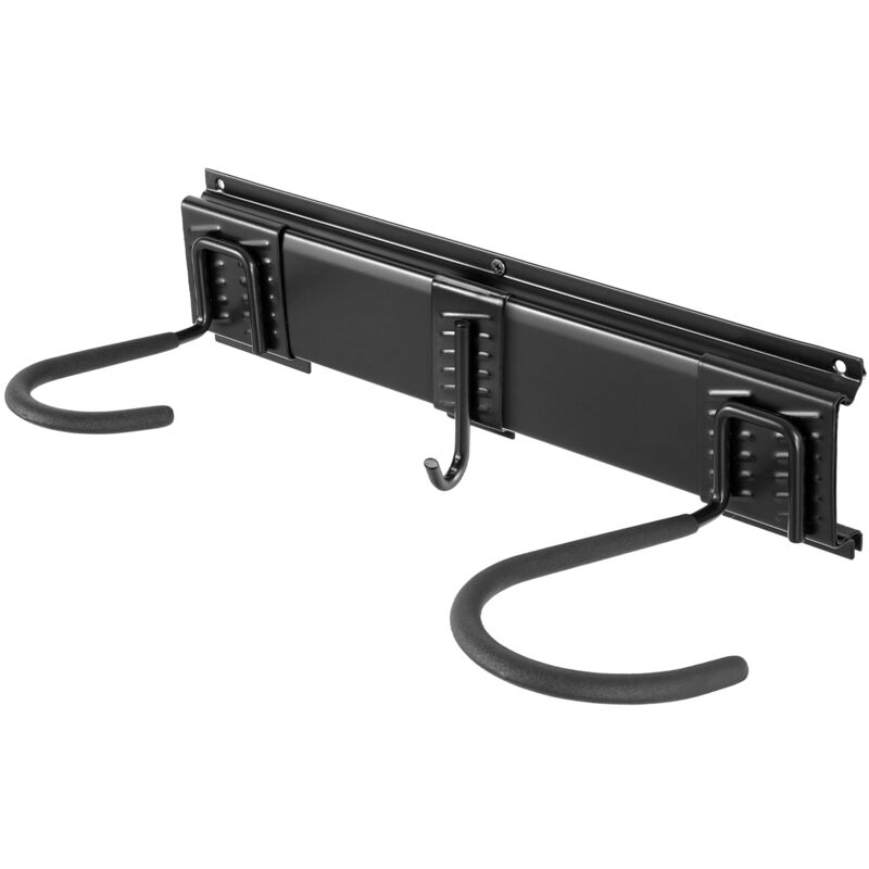 Support de rangement pour vélos - 6 vélos et 3 casques, montage mural, 48 pouces, personnalisable, réglable, jusqu'à 300 lb, gain de place - Mophorn