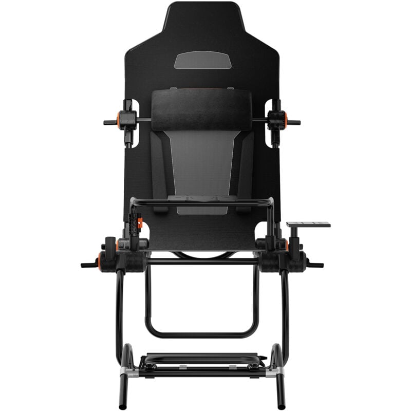 Mophorn - Support de volant de course pliable pour Logitech G923/G920/G29, support de volant et angle de pédale réglable, cockpit de simulateur de