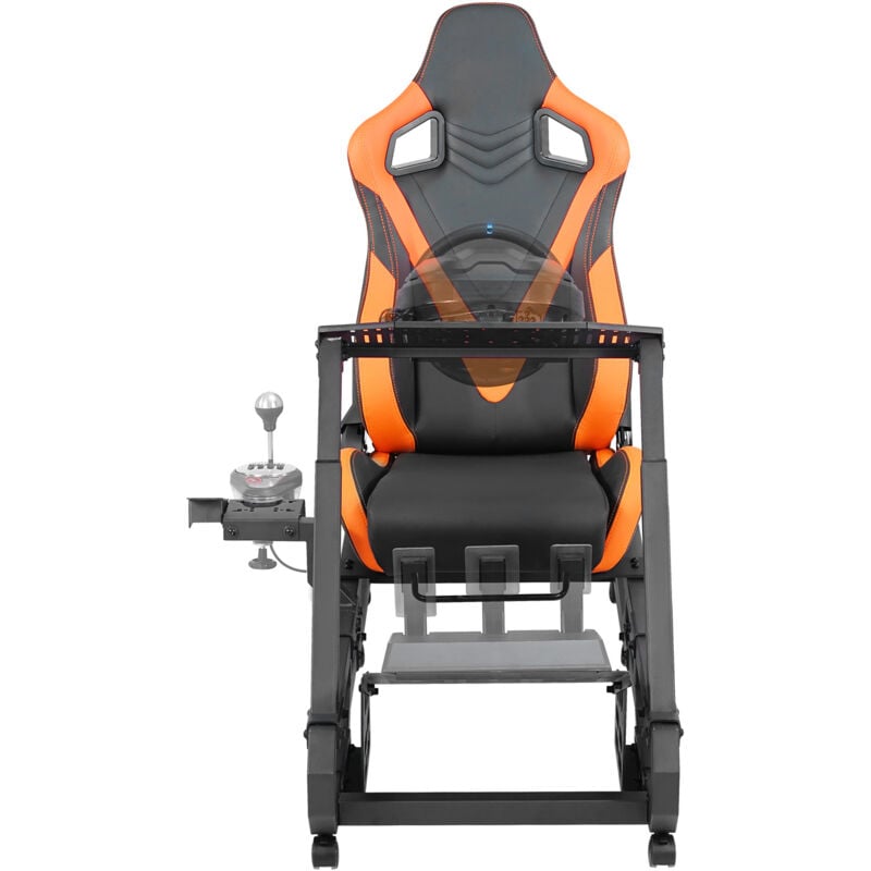 Mophorn - Support de volant de course pour Logitech G923/G920/G29, cockpit de simulateur de conduite en acier robuste, compatible Thrustmaster T248P,
