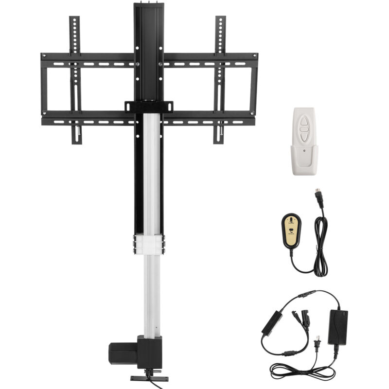 Mophorn - Support élévateur motorisé pour tv, support électrique pour tv à écran plat 26« -60 » lcd/led/oled Plasma, levage automatique, noir