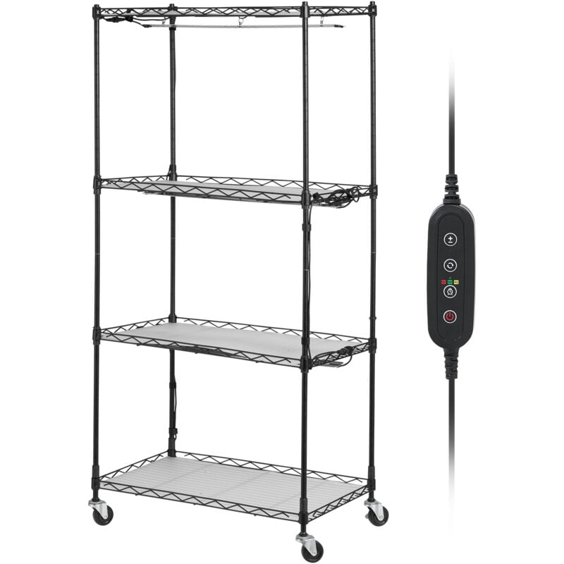 Support pour plantes avec lampe de croissance, 4 niveaux, 45 w, étagère pour éclairage d'intérieur, 3 modes d'éclairage à spectre, étagère pour