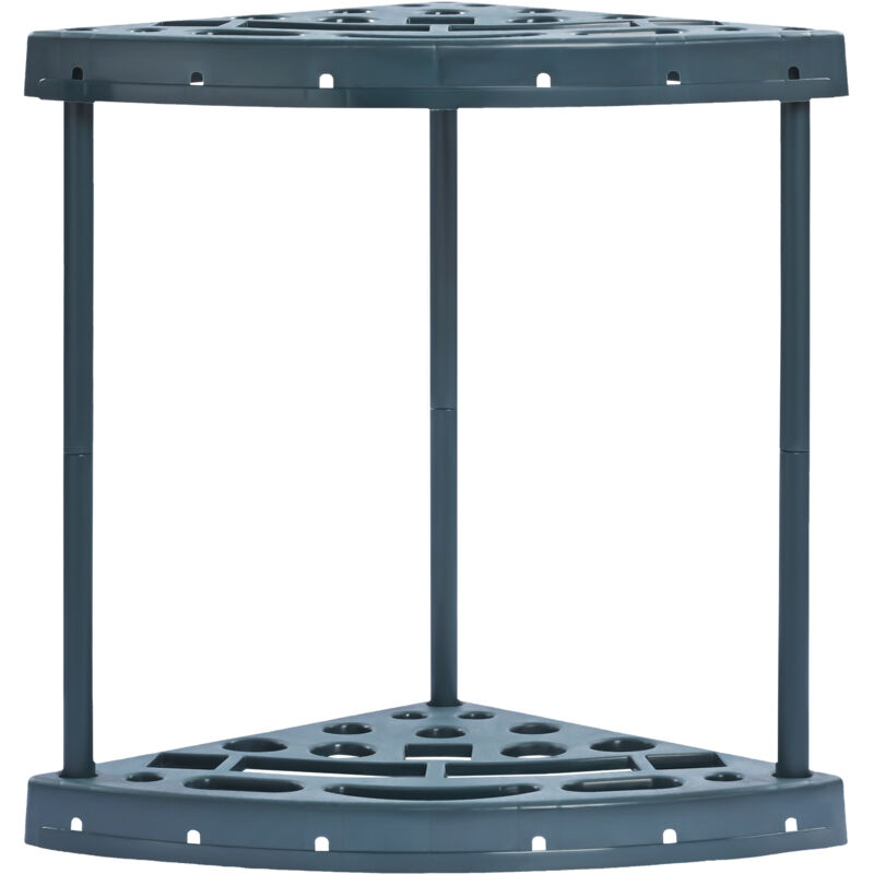 Vevor Support Range Outils de Jardin 19 Emplacements Porte-outils de Garage en pp pour Rangement, Organisation, Stockage des Coins deAbri Exterieur