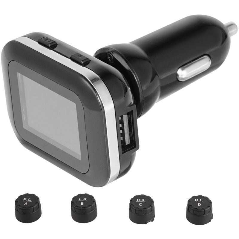 Système de surveillance de la pression des pneus rv - 4 capteurs, 5 alarmes, affichage en temps réel, installation facile - Mophorn