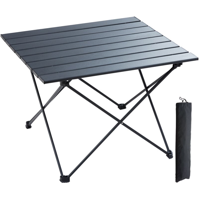 Mophorn - Table de Camping 56,5x40,5x46 cm Charge 30 kg Table Exterieur Pliante Portable Legere 1,4 kg Plateau et Cadre en Alliage deAluminium avec