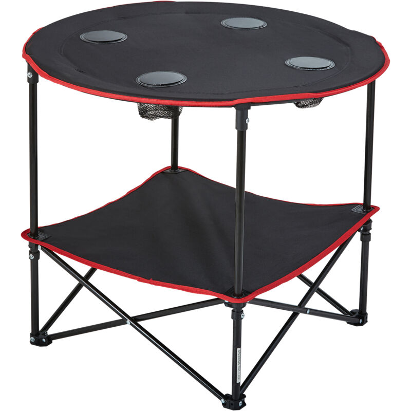 Mophorn - Table de camping pliante – Table d'appoint portable légère pour l'extérieur. Fabriquée en tissu Oxford 600D et en acier. Grand sac de