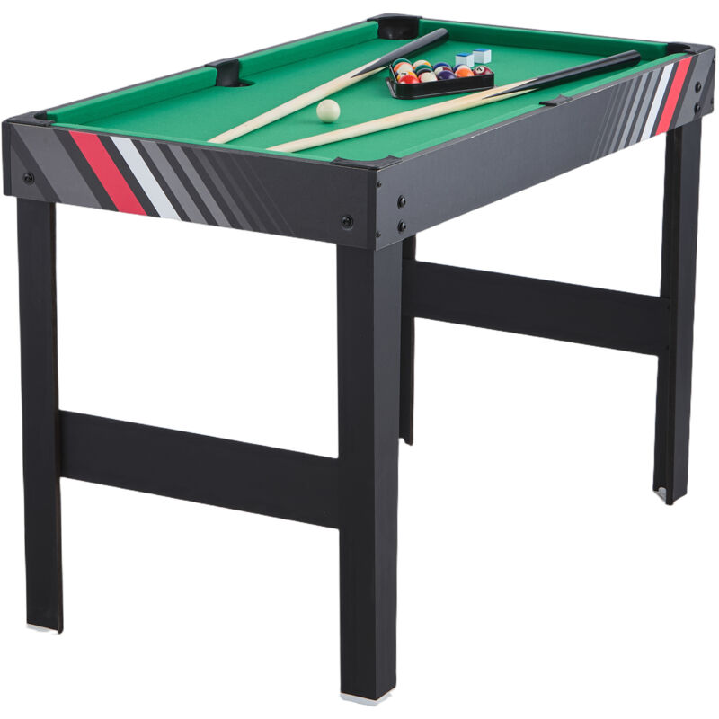 Table de jeu combinée 4 en 1, Air Hockey de 48 pouces, billard, baby-foot, ping-pong, table de sport multifonction pour salle de jeux familiale,