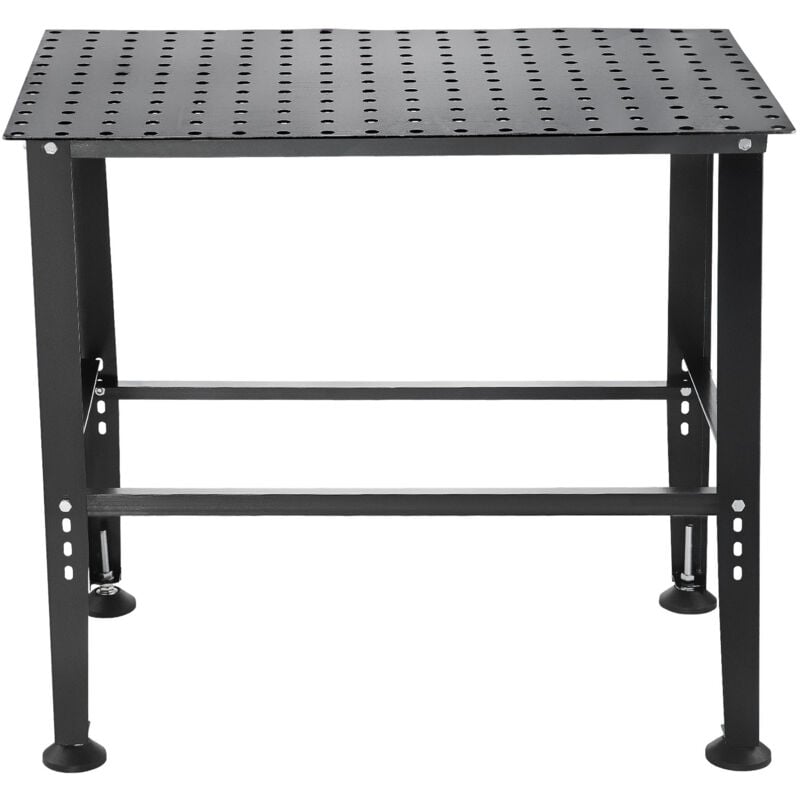 Table de soudage 36' x 24', établi robuste d'une capacité de 800 lb, table de travail en acier avec trous de fixation de 0,63', patins antidérapants