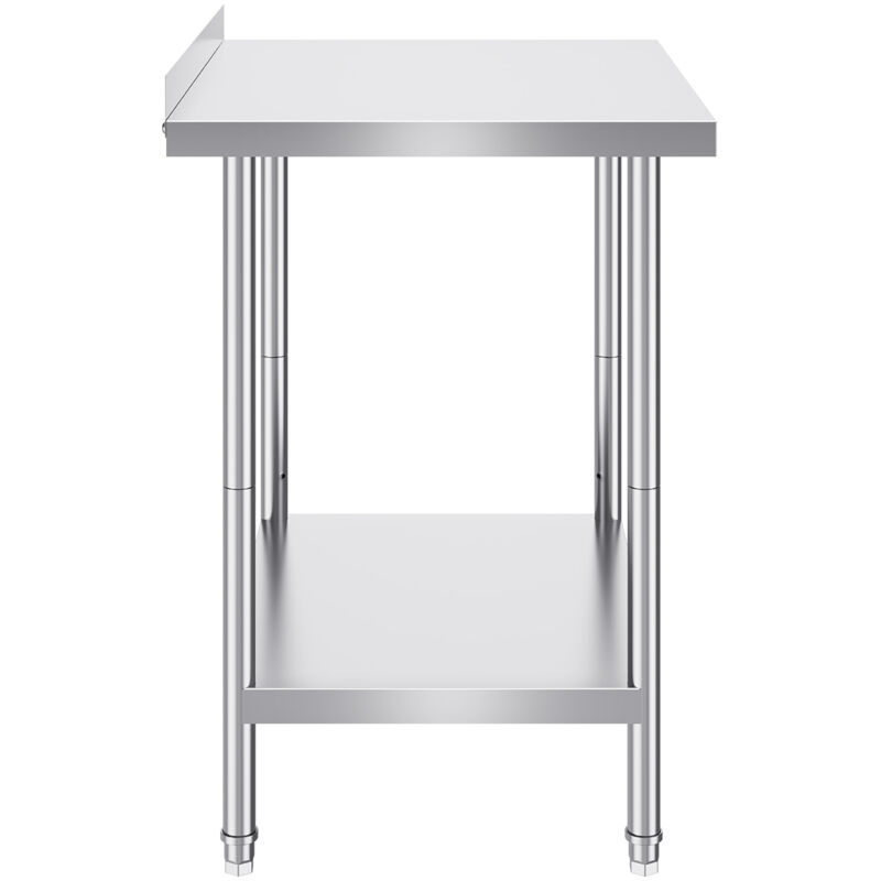 Mophorn - Table de travail en acier inoxydable 24 x 30 x 36 pouces, table de travail commerciale pour la préparation des aliments, table de travail