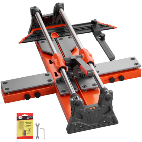 Mophorn Tagliapiastrelle manuale da 600 mm per ceramica, dotato di testa scorrevole migliorata, base ammortizzata, guida angolare, disco di taglio e sistema di allineamento