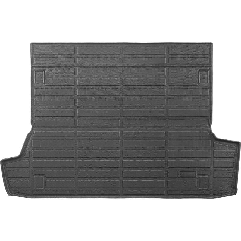 Tapis de coffre pour Toyota 4Runner 7 places (2010-2024), tapis de coffre à ajustement précis, protecteur de remplacement en tpe, noir (1 pièce)