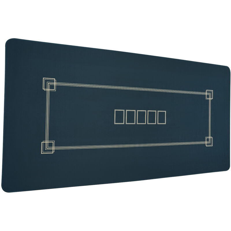 Mophorn - Tapis de poker 70x35 pouces, 6-8P, pliable, imperméable, rectangulaire, dessus de table de poker, jeux de poker, salle de poker, 0 tension,