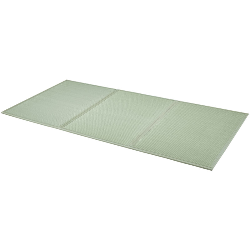 Tapis de tatami japonais pliable pleine grandeur, matelas en herbe de jonc naturel, futon de sol antidérapant pour dormir, méditation et yoga avec