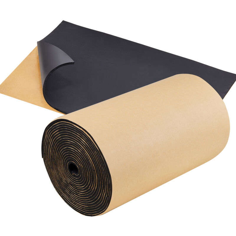Tapis insonorisant automobile, 210 mil 3,3 m², isolation en mousse haute densité, barrière acoustique étanche à double couche, idéal pour les