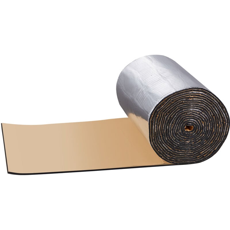 Mophorn Tapis insonorisant pour voiture, 200 mil 3,3 m², isolation acoustique en mousse haute densité, barrière acoustique étanche à double couche,