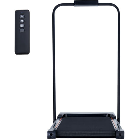 Mophorn Tappetino da passeggio - Tapis roulant pieghevole portatile 2 in 1 per casa e ufficio, capacità 265 libbre, 2,5 CV, con manubrio, telecomando e display LED per allenamenti versatili