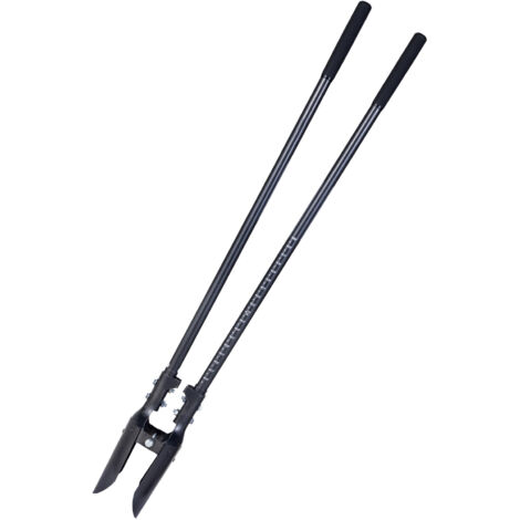 Mophorn Tarière robuste, manche en acier au carbone de 57,5 pouces, pelle manuelle avec marquages gradués et lame en métal pour le jardinage et l'extérieur