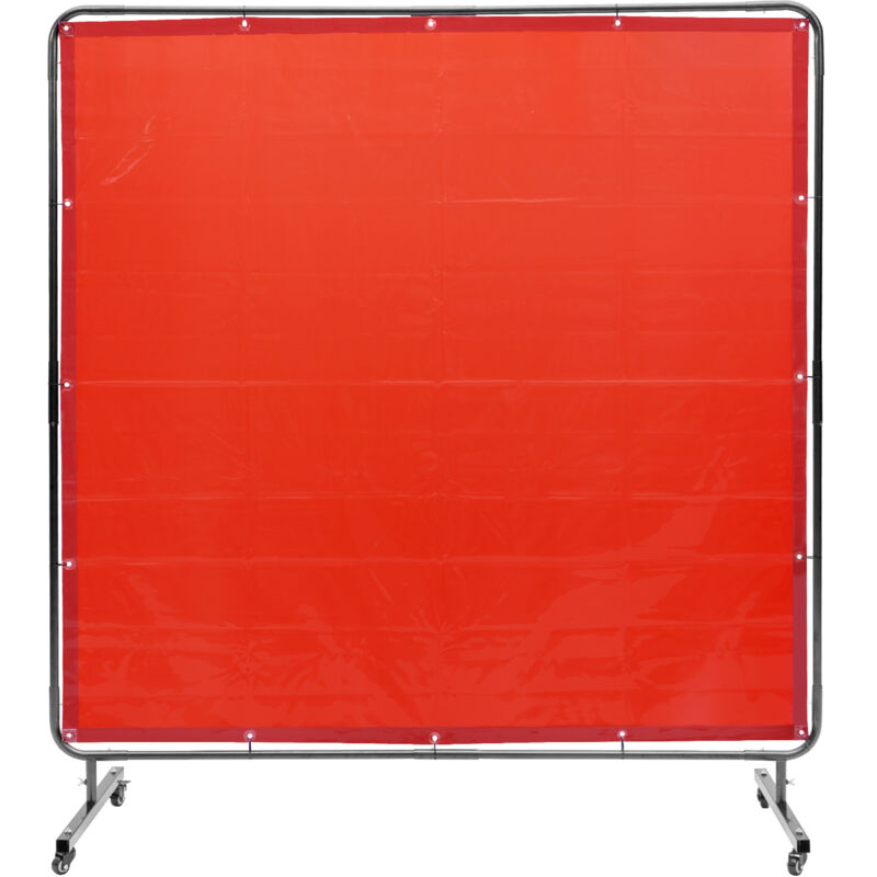 Image of Mophorn Schermo per tenda da saldatura 6 x 6 protezione in vinile ignifugo con protezione UV a 6 livelli e occhielli in metallo portatile per uso