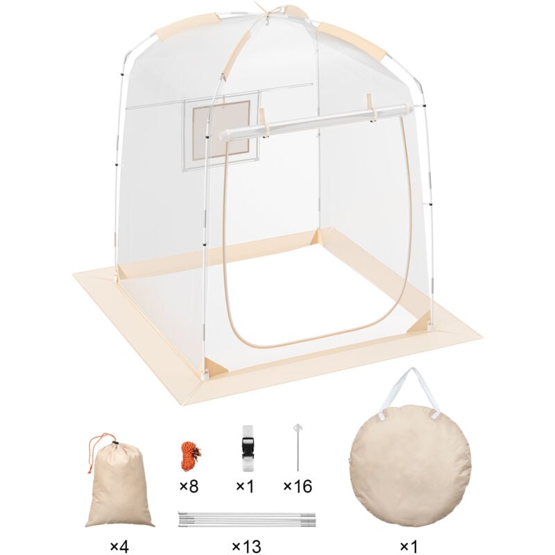 Tente de sport 1 personne – Abri instantané résistant aux intempéries, tente à bulles extérieure avec vue dégagée, abri climatique pour football,