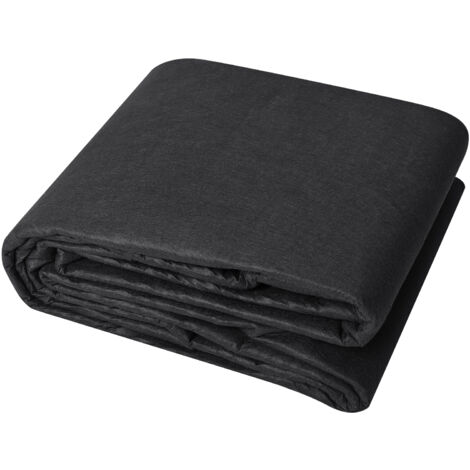 Mophorn Tessuto geotessile non tessuto 15x20FT, barriera anti-erbacce resistente per giardinaggio, copertura del terreno da 4OZ e controllo del drenaggio francese, tessuto da giardino durevole