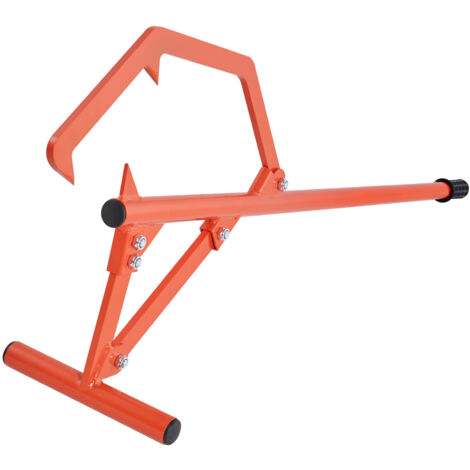 Mophorn Timberjack, 46,5 in, rodillo para troncos de acero resistente, gancho de inclinación ajustable, para levantar y rodar troncos de hasta 25 in de diámetro