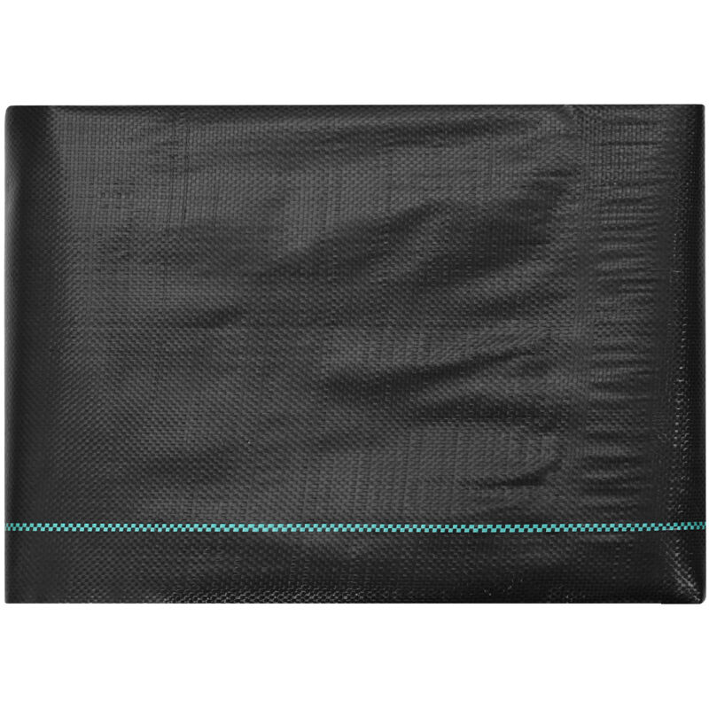Mophorn Tissu de barrière anti-mauvaises herbes 3 x 100 pieds, PP tissé pour contrôle des mauvaises herbes, géotextile pour jardin et aménagement