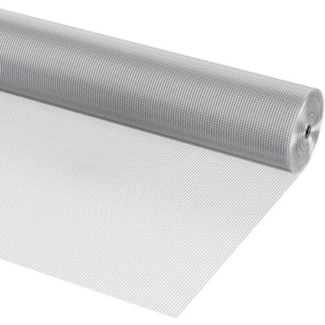 Mophorn Toile métallique robuste , maille de 1/4 po, rouleau de 36 po x 100 pi, treillis métallique galvanisé à chaud de calibre 23, idéal pour les clôtures en grillage à poules, les cages à lapins