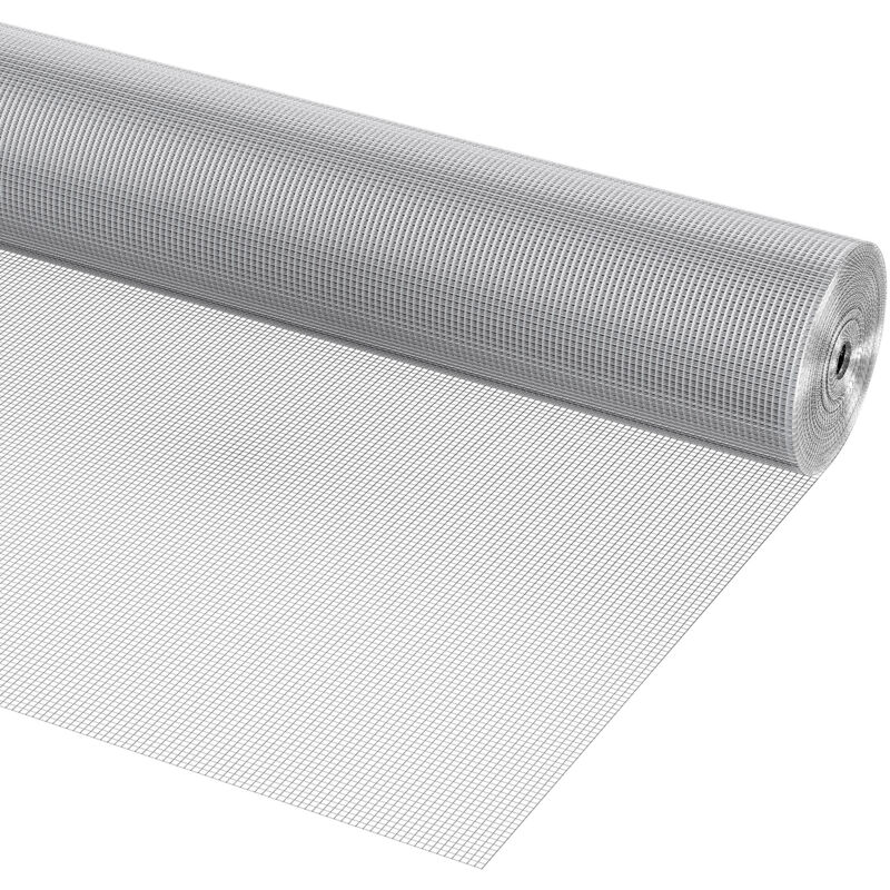 Toile métallique robuste , maille de 1/4 po, rouleau de 36 po x 100 pi, treillis métallique galvanisé à chaud de calibre 23, idéal pour les clôtures