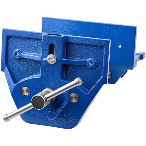 Mophorn Tornillo de banco para carpintería con liberación rápida, ancho de mordaza de 18 cm, apertura de mordaza de 20 cm, incluye tope frontal ajustable, dimensiones de 400 x 180 x 160 mm