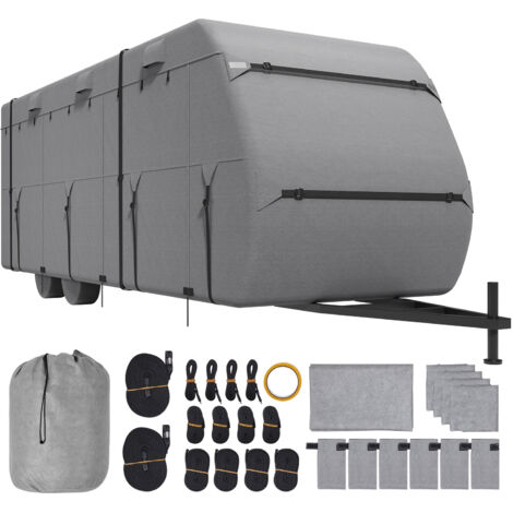 Mophorn Travel Trailer Cover, 18-20 ft, 4-Schicht, wasserdicht, mit Zubehör, verschiedene Größen verfügbar