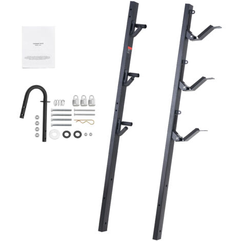 Mophorn Trimmer-Gestell, 3-Fach-Unkraut-Trimmer-Gestell, abschließbarer Trimmhalter für Landschaftsanhänger, Paar