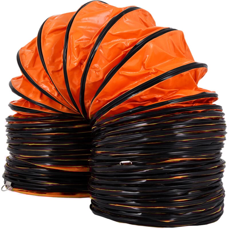 Tuyau flexible en pvc de 16 pi (5 m) pour ventilateurs d'extraction de 300 mm (12 pouces) - Conduit d'aération flexible pour une extraction d'air