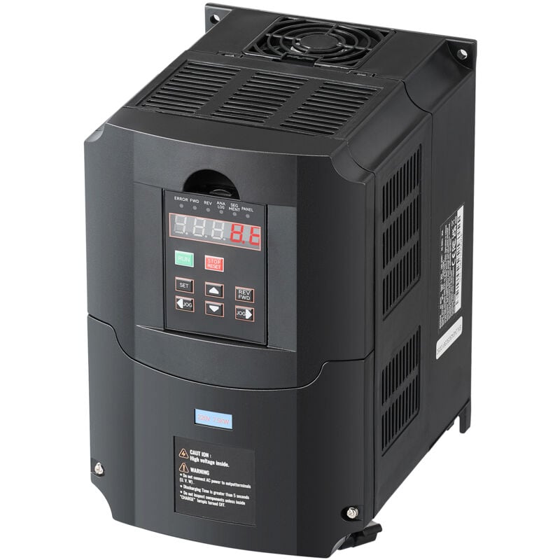 Mophorn - Variateur de fréquence vfd 10HP, 7,5KW, 35A, entrée 1/3 phase 220V vers sortie 3 phases 220V, entrée 40-60Hz, sortie 0-400Hz pour le