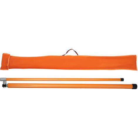 Mophorn Varilla de medición de altura de carga varilla de altura de camión de fibra de vidrio resistente 20 pies con poste ajustable no conductora con bolsa de transporte varilla de altura para camion