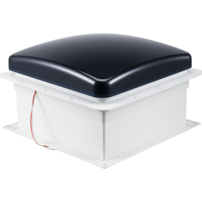 Mophorn Ventilateur de toit réversible pour camping-car, 10 vitesses, 12 V, avec télécommande, moteur intégré, couvercle électrique, pale de 30,5 cm,