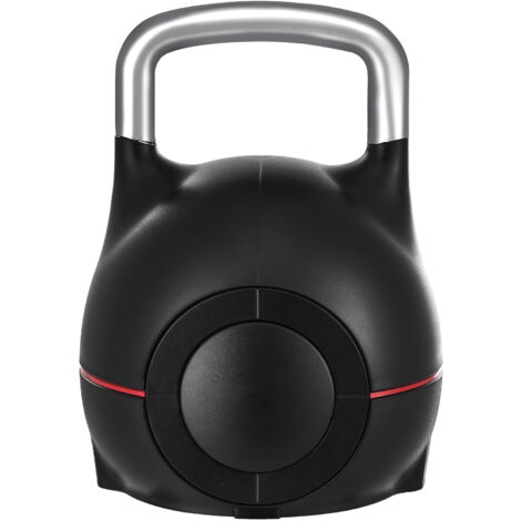 Mophorn Verstellbare Kugelhantel mit 7 Gewichtsstufen (2/5/8/11/14/17/20 kg), Schwunghantel aus ABS und Aluminium-Druckguss, ideal für Griffkraft- und Ganzkörpertraining, Cross-Training, Schwarz