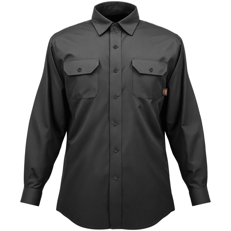 Mophorn Veste de soudage ignifuge XL, veste de sécurité résistante à la chaleur en coton FR 7 oz avec poignets et poches réglables, indice d'arc ATPV