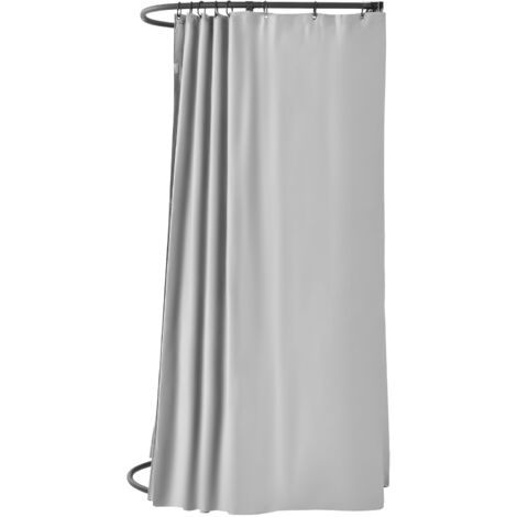 Mophorn Vestiaire portable avec rideaux en polyester résistants, espace d'intimité avec rideau d'ombrage et crochet, adapté aux boutiques et à l'extérieur, 39 x 37 x 79 po (noir et gris-blanc)